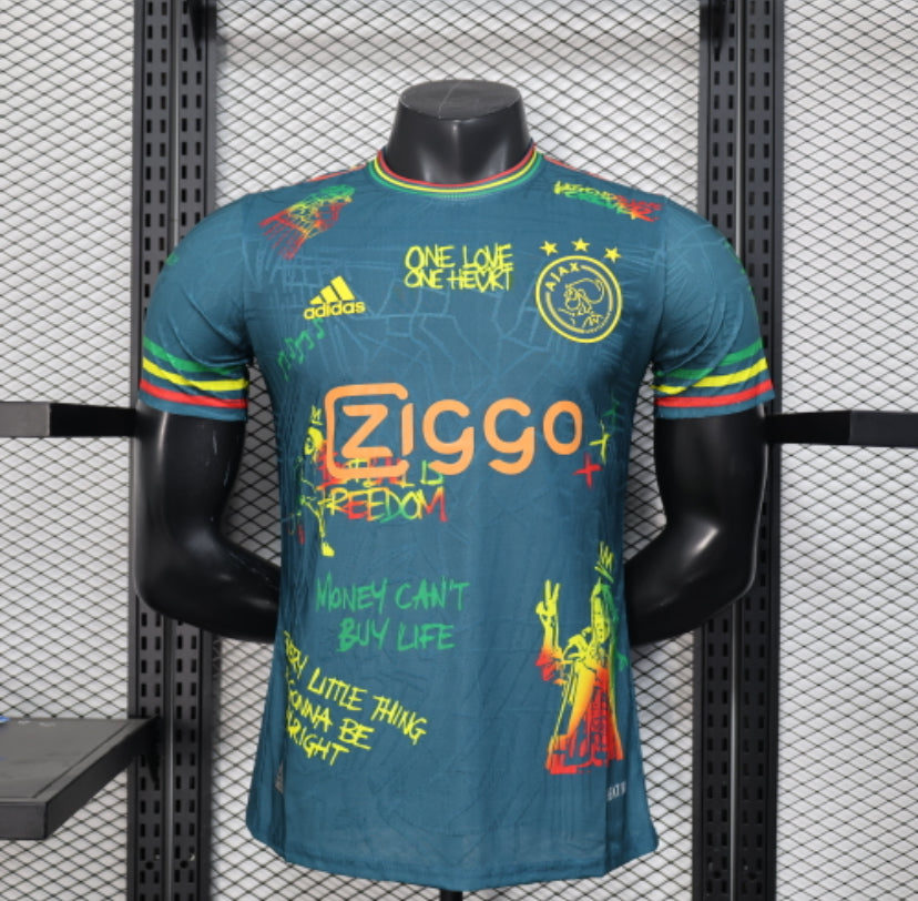 Maillot Ajax (édition spéciale) Bob Marley (Vert) 24/25