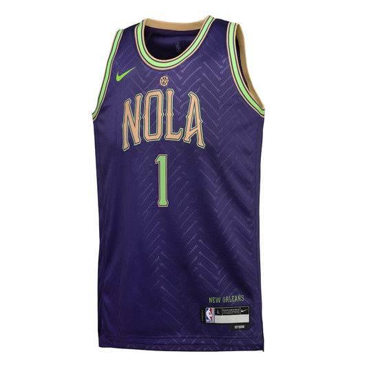 Maillot Nike City Edition Swingman New Orleans Pelicans 2024 - Violet